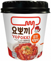 Рисовые палочки Topokki в соусе Кимчи , Kimchi Toppoki