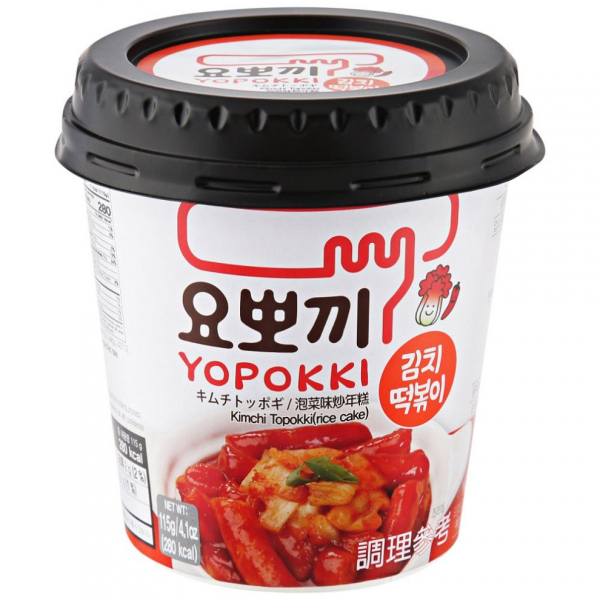 Рисовые палочки Topokki в соусе Кимчи , Kimchi Toppoki